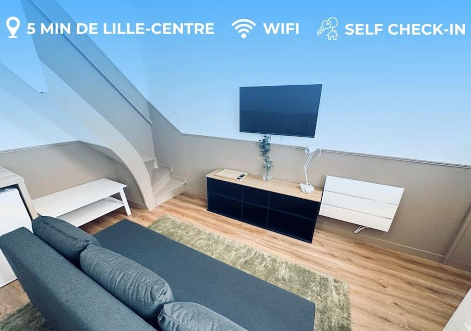 Nouveau! Centre Lille T3 Avec Wifi, Tv, Netflix ภายนอก รูปภาพ